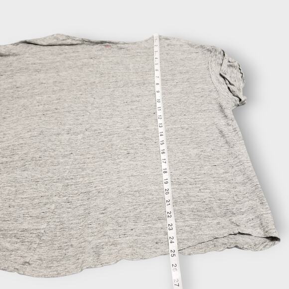 Hatch Maternity The Linen Circle Tee Heather Grey Sz 3=L Boxy Slouchy Oversized - Picture 8 of 9